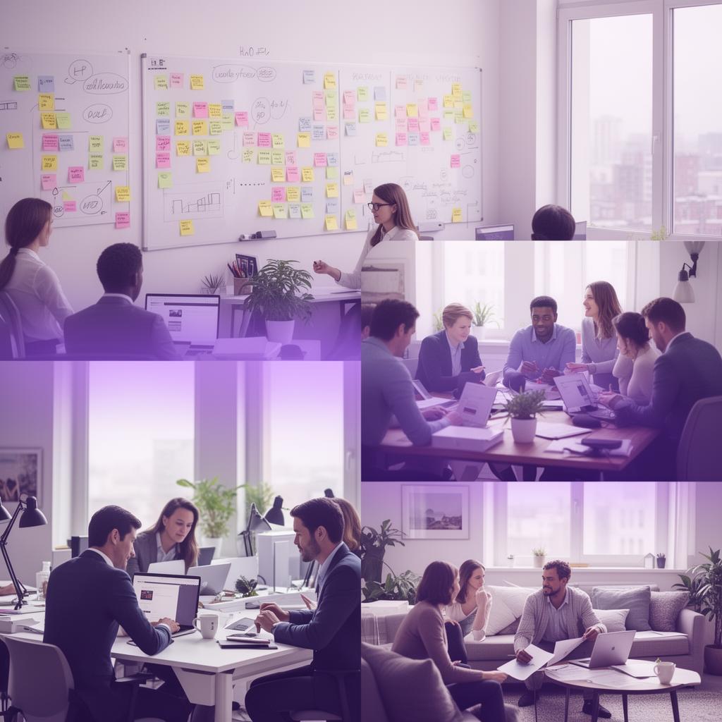NEXUM Teams in Office- und Homeoffice-Szenen